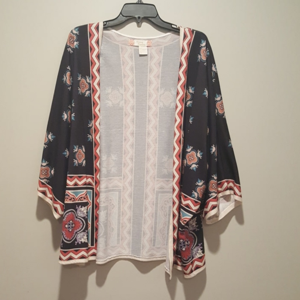Flying Tomato kimono cardigan sweater